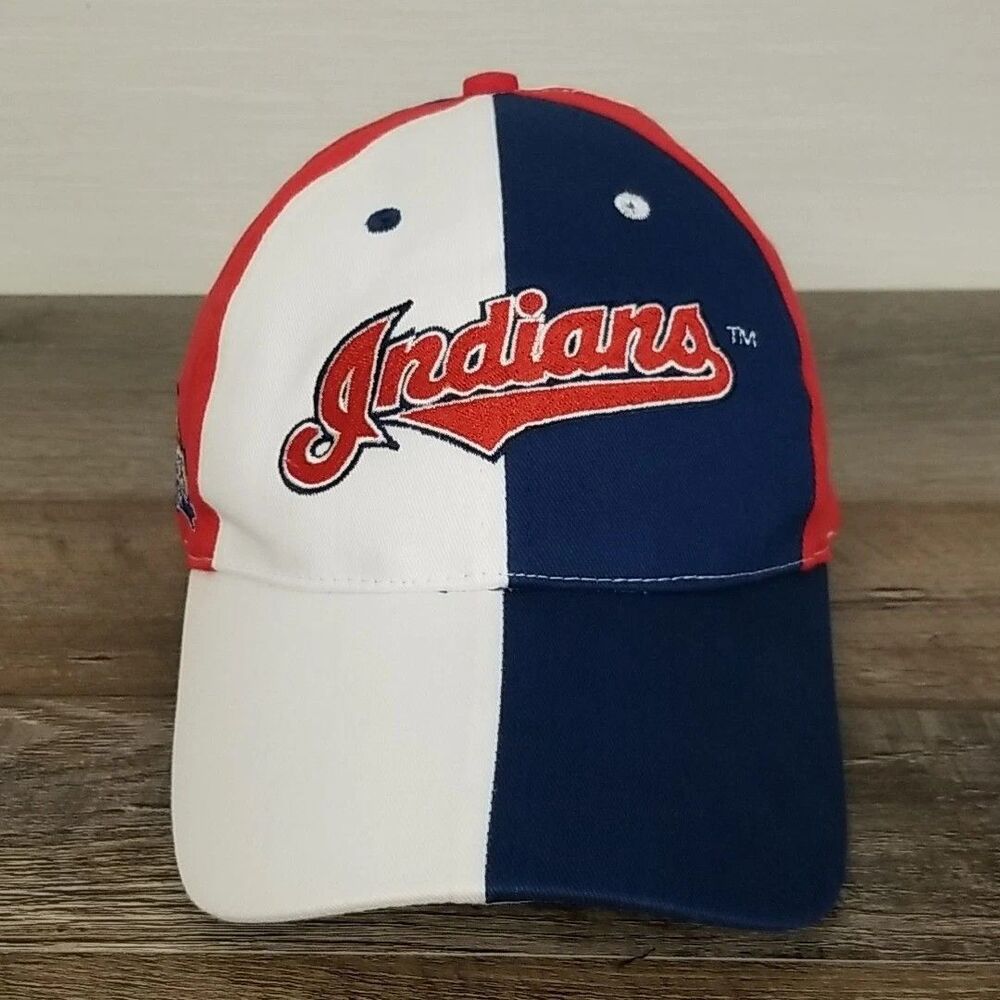 Cleveland Indians Hat Red White Blue Cap PROMOTION - Strickland's Frozen Yogurt